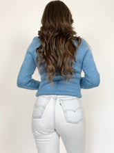 Load image into Gallery viewer, Vintage Dusty Blue Pullover Sweater