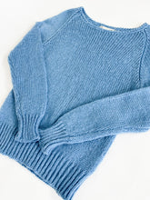 Load image into Gallery viewer, Vintage Dusty Blue Pullover Sweater