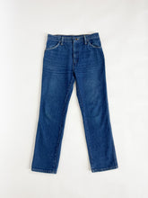 Load image into Gallery viewer, Vintage 70s Rustler Dark Wash Jeans Waist 32”