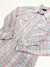 Load image into Gallery viewer, Vintage 80s JC Penny Plaid Pearl Snap