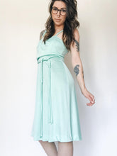 Load image into Gallery viewer, Vintage 70s Mint String Waist Dress