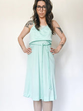 Load image into Gallery viewer, Vintage 70s Mint String Waist Dress