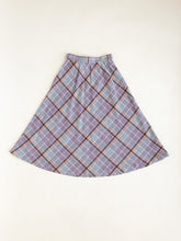 Load image into Gallery viewer, Vintage 80s Plaid Pastel Skirt