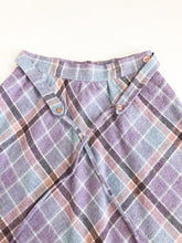 Load image into Gallery viewer, Vintage 80s Plaid Pastel Skirt