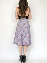 Load image into Gallery viewer, Vintage 80s Plaid Pastel Skirt