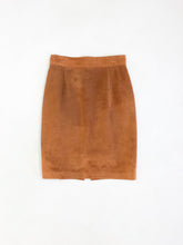 Load image into Gallery viewer, Vintage 80s Camel Suede Skirt
