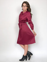Load image into Gallery viewer, Vintage 80s Pour Vous Semi Sheer Polyester Dress