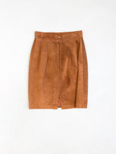 Load image into Gallery viewer, Vintage 80s Camel Suede Skirt