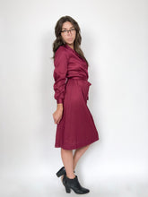 Load image into Gallery viewer, Vintage 80s Pour Vous Semi Sheer Polyester Dress