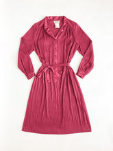 Load image into Gallery viewer, Vintage 80s Pour Vous Semi Sheer Polyester Dress