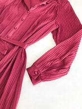 Load image into Gallery viewer, Vintage 80s Pour Vous Semi Sheer Polyester Dress