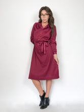 Load image into Gallery viewer, Vintage 80s Pour Vous Semi Sheer Polyester Dress