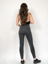 Load image into Gallery viewer, Vintage 90s Vintage Blues Grey High Rise Jean Leggings