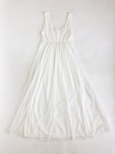 Load image into Gallery viewer, Vintage 80s White Chiffon Nightgown with Cutouts
