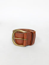 Load image into Gallery viewer, Vintage Ports International Cognac Leather Belt
