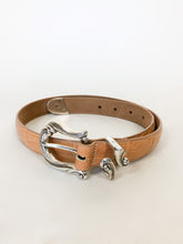 Load image into Gallery viewer, Vintage 80s Coldwater Creek Tan Mock Croc Belt