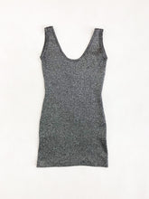 Load image into Gallery viewer, Vintage 80s Linea Privata Silver Metallic Bodycon Minidress