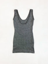 Load image into Gallery viewer, Vintage 80s Linea Privata Silver Metallic Bodycon Minidress