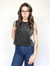 Load image into Gallery viewer, Vintage 90s VIP Petites Silver Sparkle Top