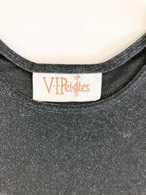 Load image into Gallery viewer, Vintage 90s VIP Petites Silver Sparkle Top