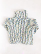 Load image into Gallery viewer, Vintage 90s Hand Knit Wool Pastel Turtleneck