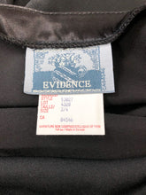 Load image into Gallery viewer, Vintage 90s Evidence Black Satin and Sparkle Party Dress
