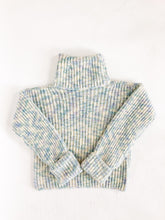 Load image into Gallery viewer, Vintage 90s Hand Knit Wool Pastel Turtleneck