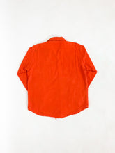 Load image into Gallery viewer, Vintage 70s Big Mike Union Made Orange Flannel Button Up