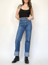 Load image into Gallery viewer, Vintage 70s JR’s High Rise Straight Leg Jeans Waist 26”