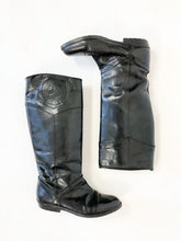 Load image into Gallery viewer, Vintage 80s Ascot 1908 Black Leather Equestrian Riding Boots Size 7