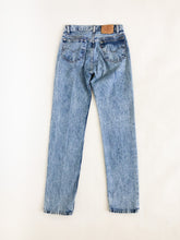 Load image into Gallery viewer, Vintage 80s Levis 501 Acid Wash High Rise Jeans Waist 30”