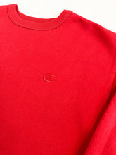Load image into Gallery viewer, Vintage Champion Red Crewneck Sweater