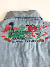 Load image into Gallery viewer, Vintage 70s DeeCee Rangers Farmer Pearl Snap