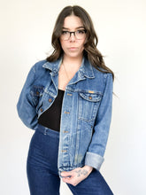 Load image into Gallery viewer, Vintage 80s Rustler Distressed Denim Jacket