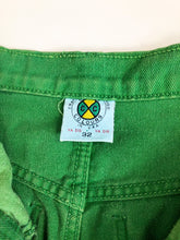 Load image into Gallery viewer, Vintage 90s Cross Colours Green High Rise Baggy Jeans Waist 31/32”
