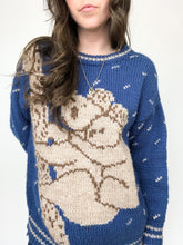 Load image into Gallery viewer, Vintage Hand Knit Koala Sweater
