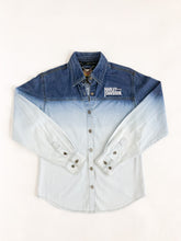 Load image into Gallery viewer, Harley Davidson Faded Denim Button Up