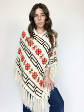 Load image into Gallery viewer, Vintage Hand Knit Poncho