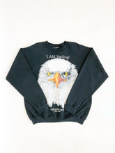 Load image into Gallery viewer, Vintage 90s Sitka Alaska Eagle ‘I AM SMILING’ Sweater