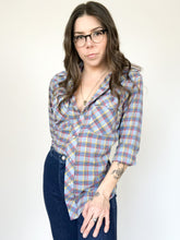 Load image into Gallery viewer, Vintage 70s Double Decker Western Pearl Snap Shirt