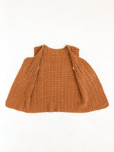 Load image into Gallery viewer, Vintage 70s Hand Knit Wool Cardigan Vest