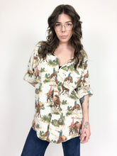 Load image into Gallery viewer, Vintage 90s Cowboy Western Button Down