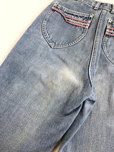 Load image into Gallery viewer, Vintage 70s Brittania High Rise Straight Leg Jeans Waist 26”