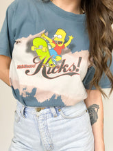 Load image into Gallery viewer, Vintage Y2K Bart Simpson ‘This Board Kicks’ Tee Size Youth XL