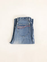 Load image into Gallery viewer, Vintage 70s Brittania High Rise Straight Leg Jeans Waist 26”