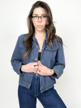 Load image into Gallery viewer, Vintage 70s Denim Long Sleeve Snap Up Shirt