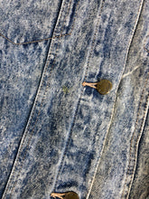 Load image into Gallery viewer, Vintage 80s/90s Weathered Blues Acid Wash Denim Jacket