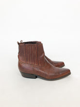 Load image into Gallery viewer, Vintage 80s Joe Sanchez Brown Leather Ankle Boots Size 40