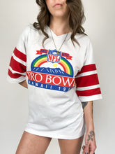 Load image into Gallery viewer, Vintage 1989 NFL Pro Bowl Hawaii White Jersey Ringer Size M