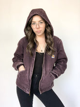 Load image into Gallery viewer, Vintage Carhartt Burgundy Faded Distressed Jacket